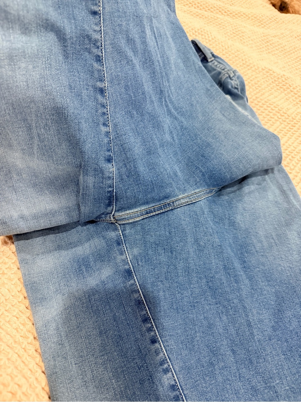 J. Jill Light Blue Wide-Leg Jeans - Picture 3 of 6